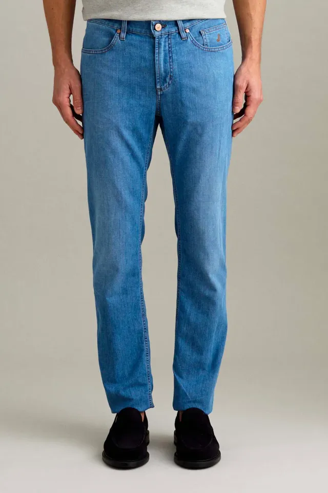 Jeckerson Jordan Slim Fit Jeans hellblau Bleach