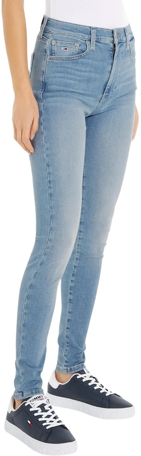 Tommy Jeans Sylvia Damen Jeans Skinny Blau 34W/34L High-Waist