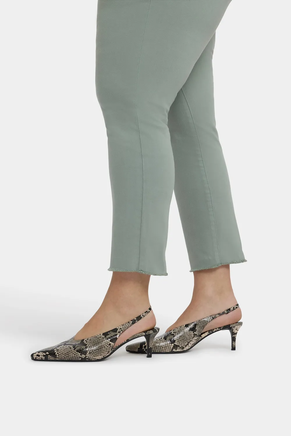 NYDJ Sheri Slim Plus Ankle Jeans Mistletoe Grün