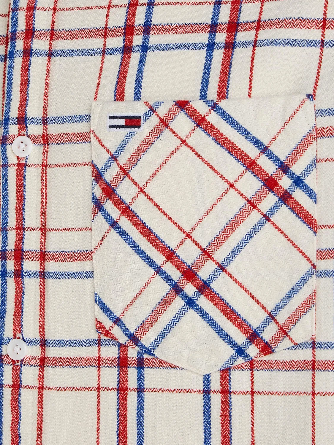 Tommy Jeans Check Pocket Freizeithemd Herren Karo