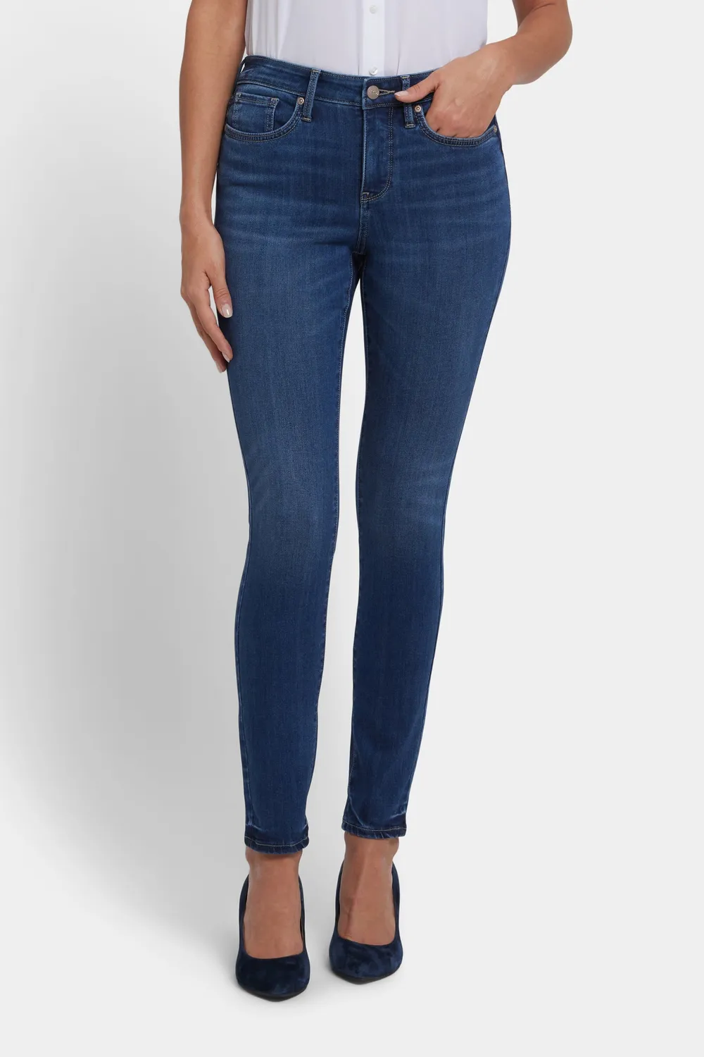 NYDJ Ami Skinny Jeans Vintage Lapis Stretch