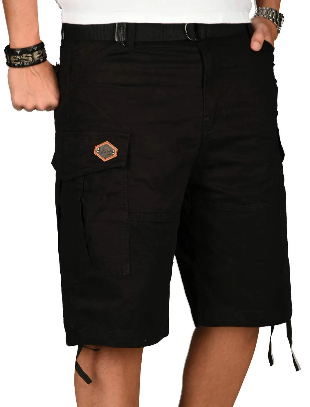 Alessandro Salvarini AS-133 Cargoshorts Herren kurz Taschen