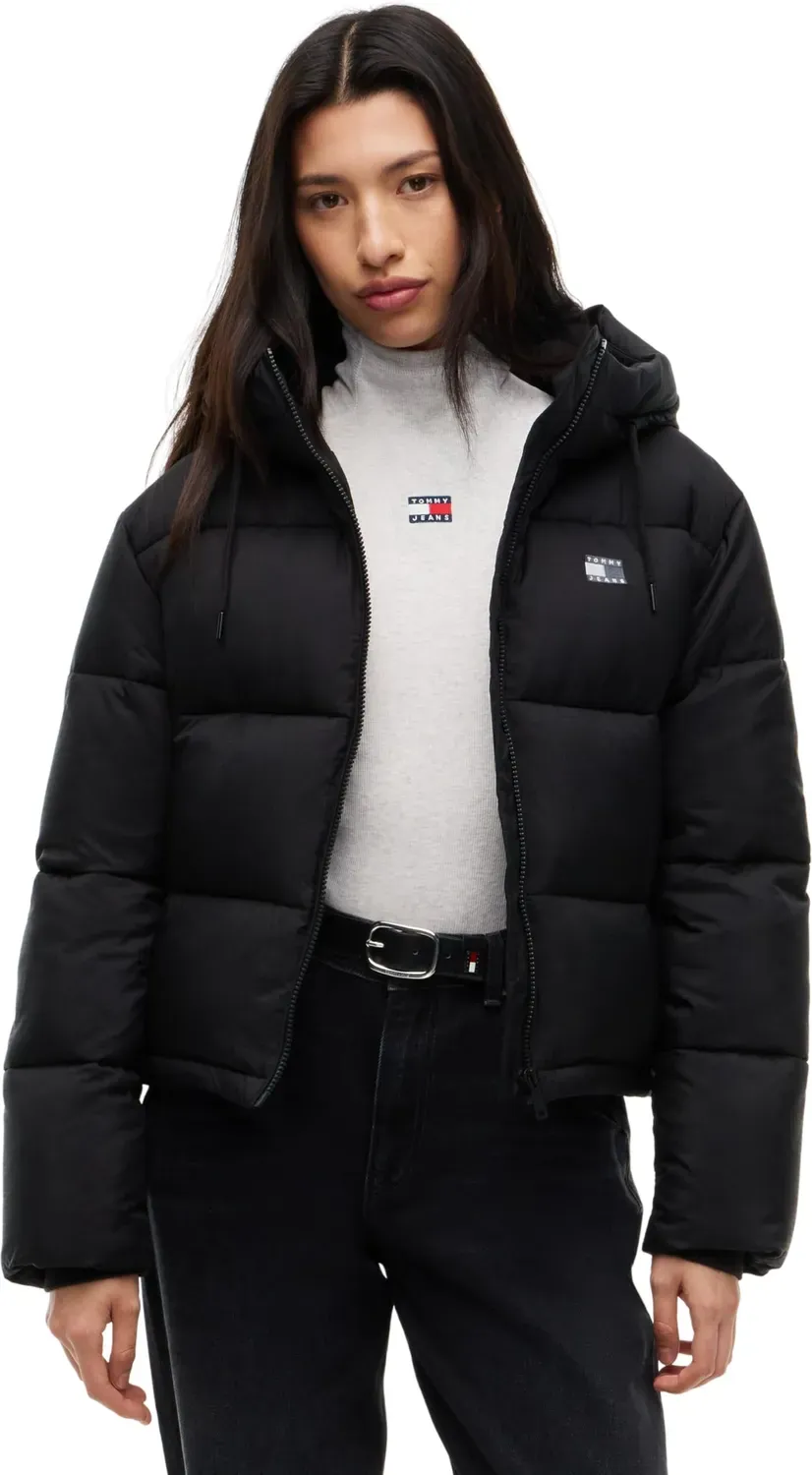 Tommy Jeans Pufferjacke Damen mit Kapuze Winter gesteppt