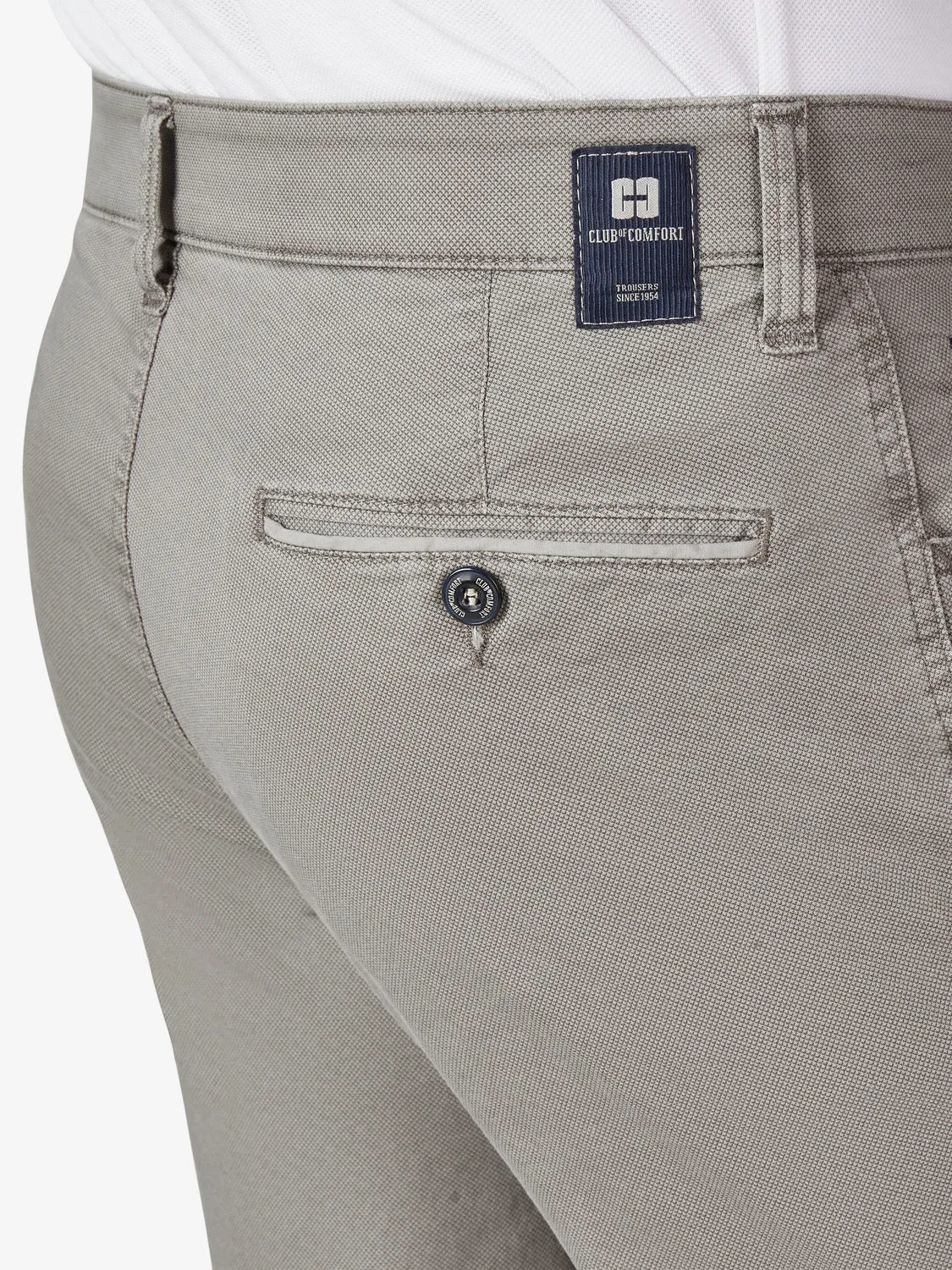 Club of Comfort Marvin 8103 Hose hellbraun Mikro-Print