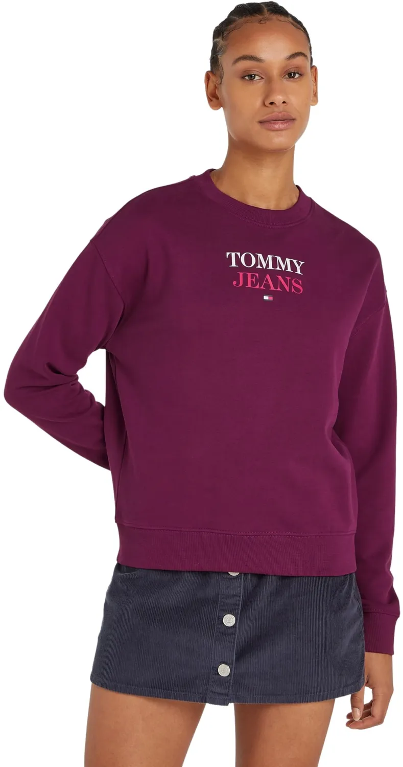 Tommy Jeans Crew Neck Sweatshirt Damen Baumwolle