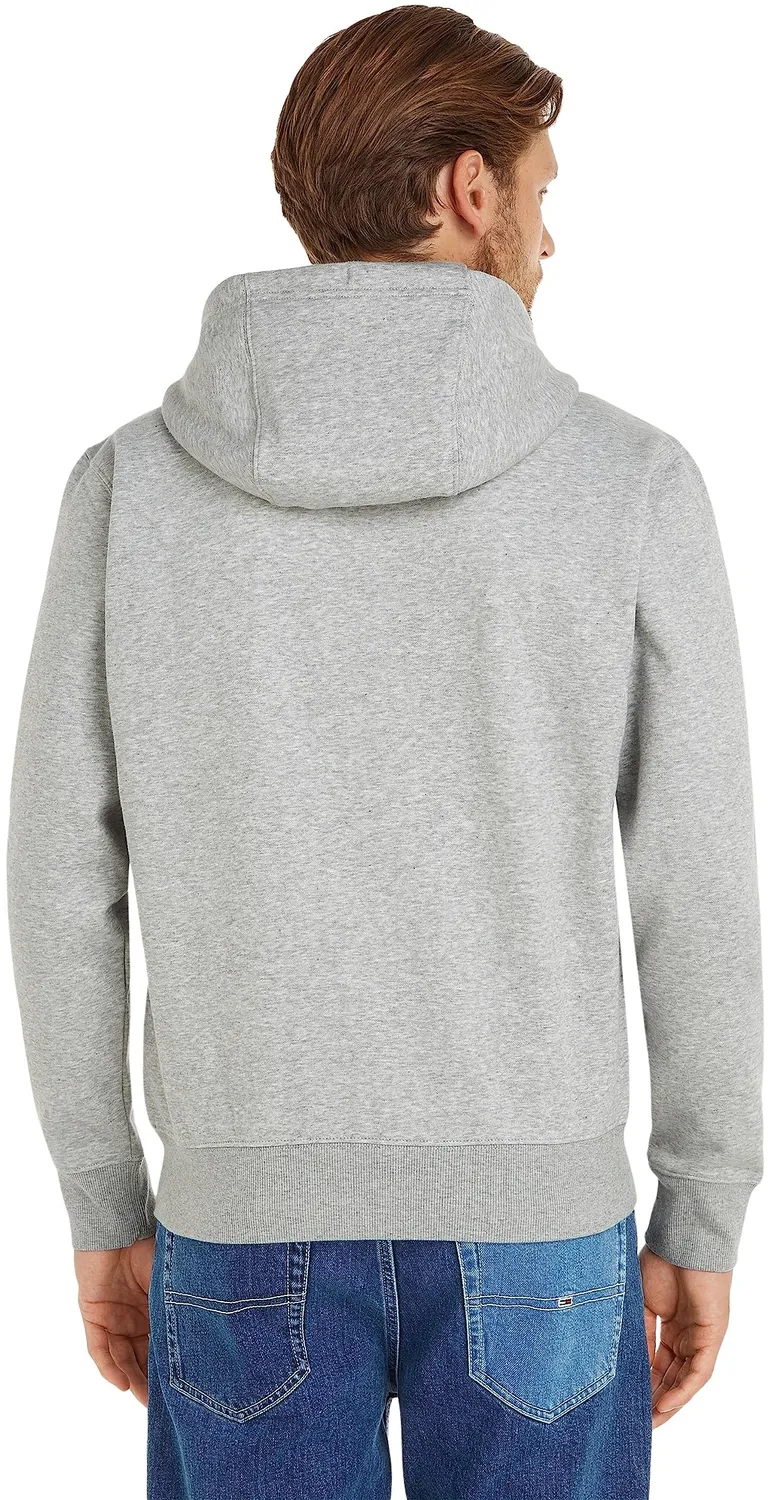 Tommy Jeans TJM Regular Zipper Hoodie grau Sweat
