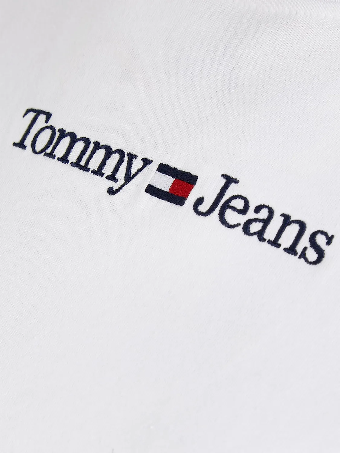 Tommy Jeans Serif Linear Tee T-Shirt Damen Baumwolle