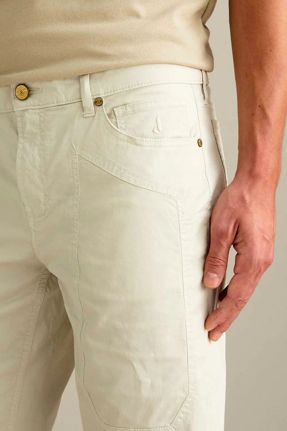 Jeckerson Jayden Bermuda Slim Fit hellgrau Herren