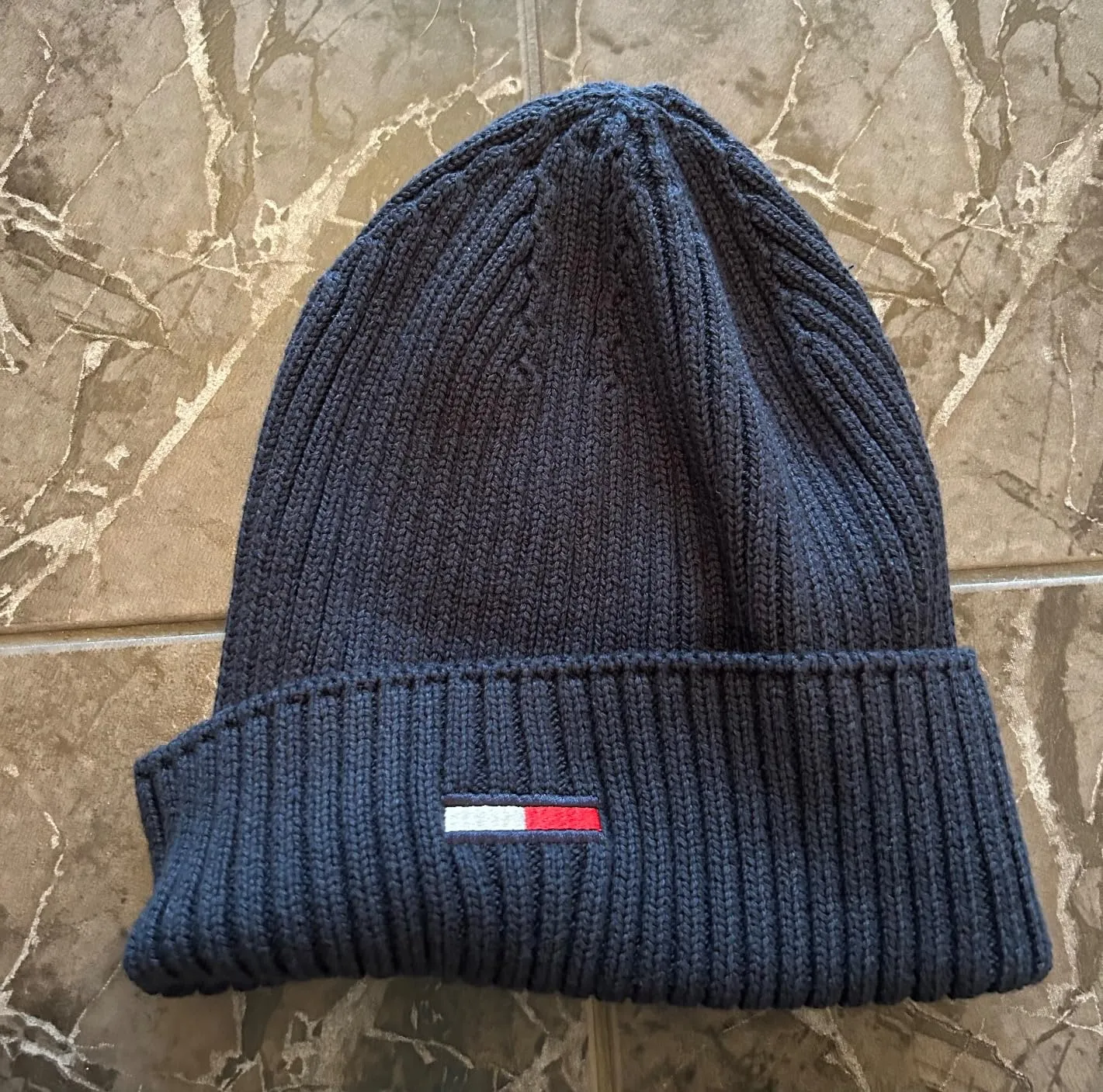 Tommy Jeans Flag Rib Beanie Strickmütze Wintermütze