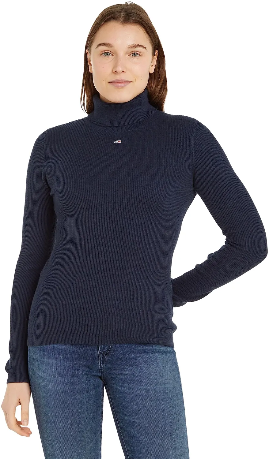 Tommy Jeans TJW Essential Turtleneck DW0DW16537 Pullover Damen