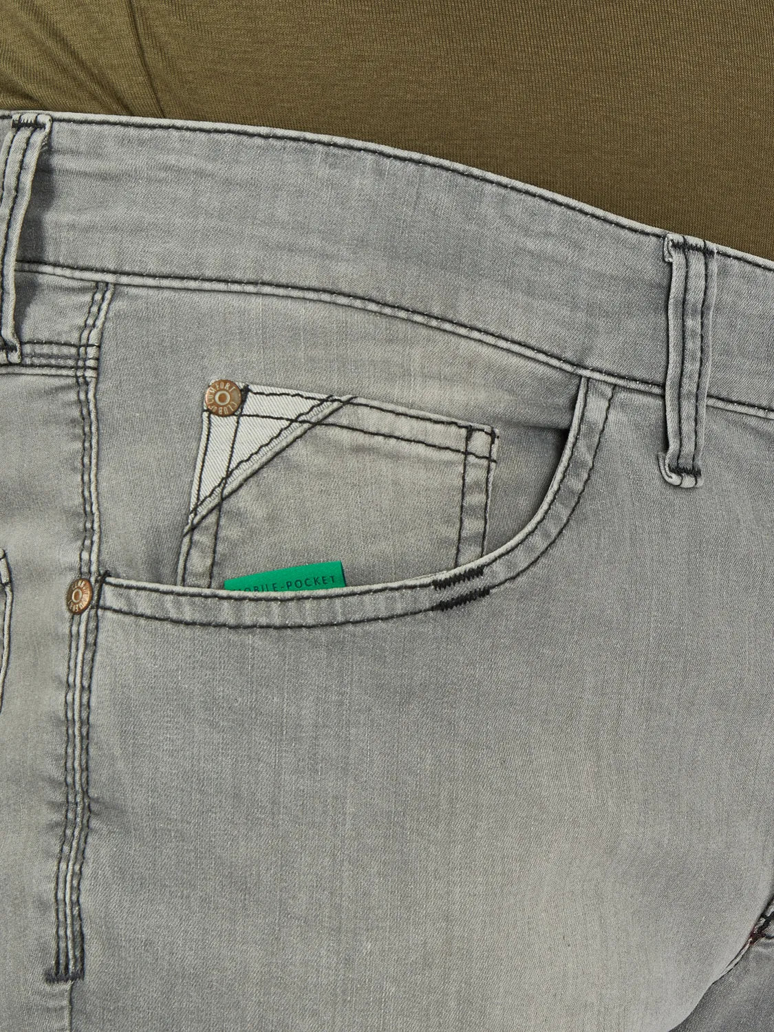 Club of Comfort Henry 6516 Jeans hellgrau Super Stretch