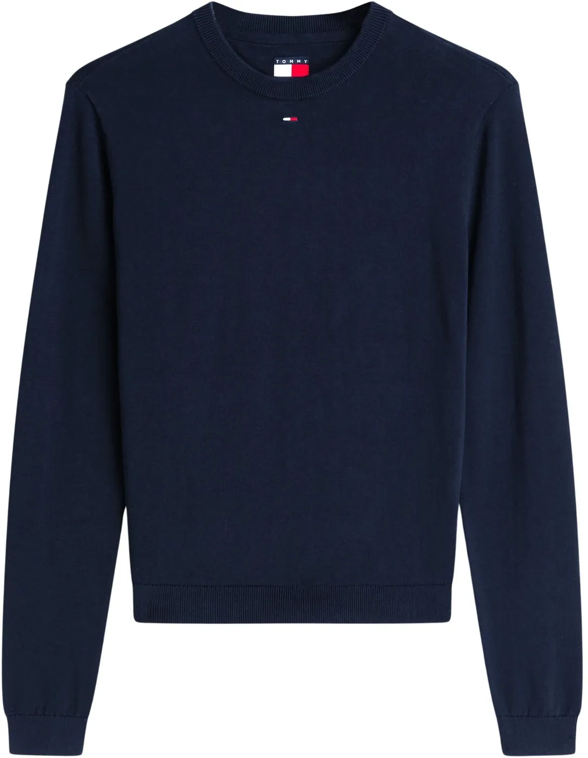 Tommy Jeans Essential Crew Pullover Damen blau 1XL Baumwolle
