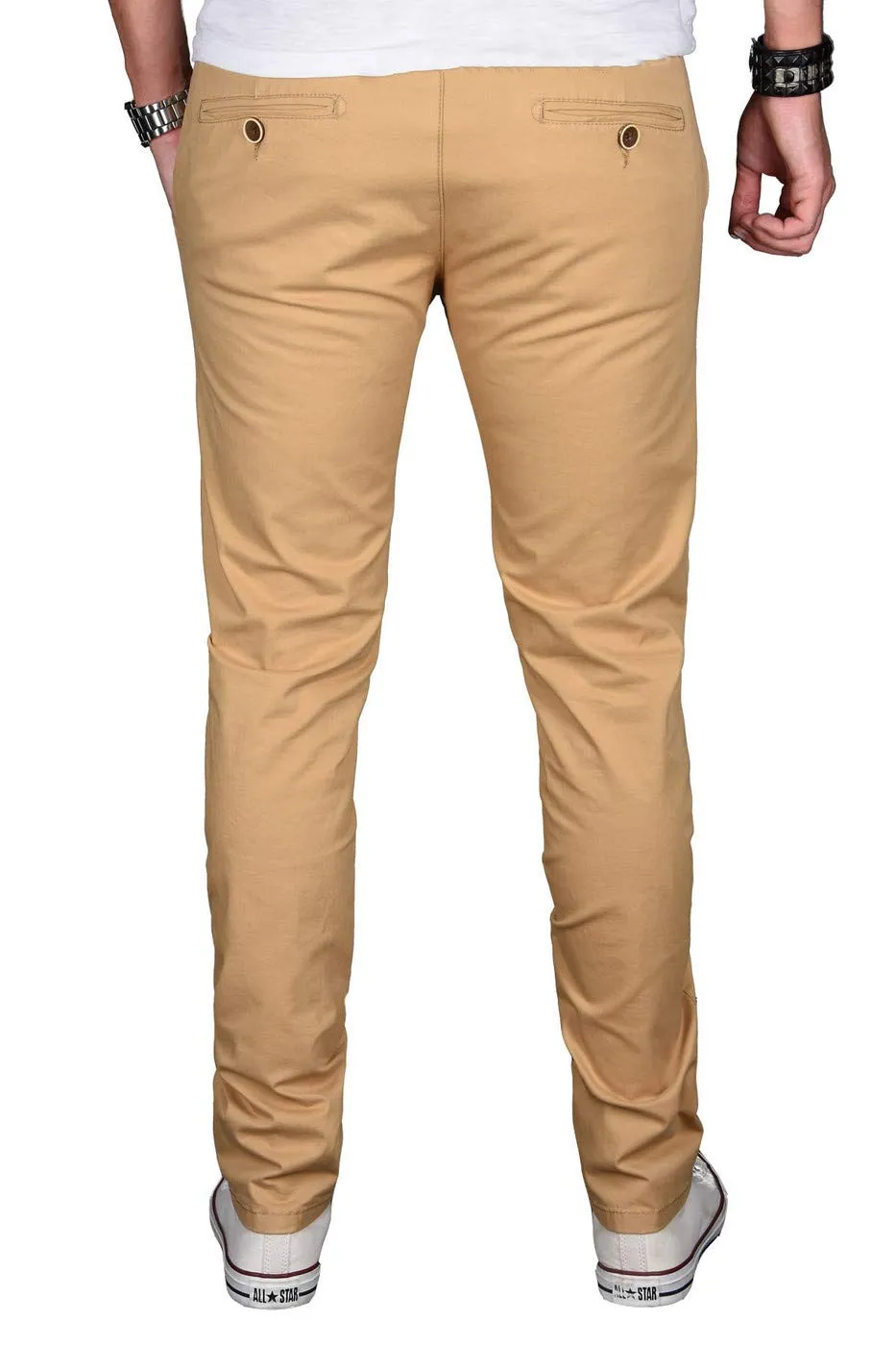 Alessandro Salvarini AS024 Chino Herren Regular Slim