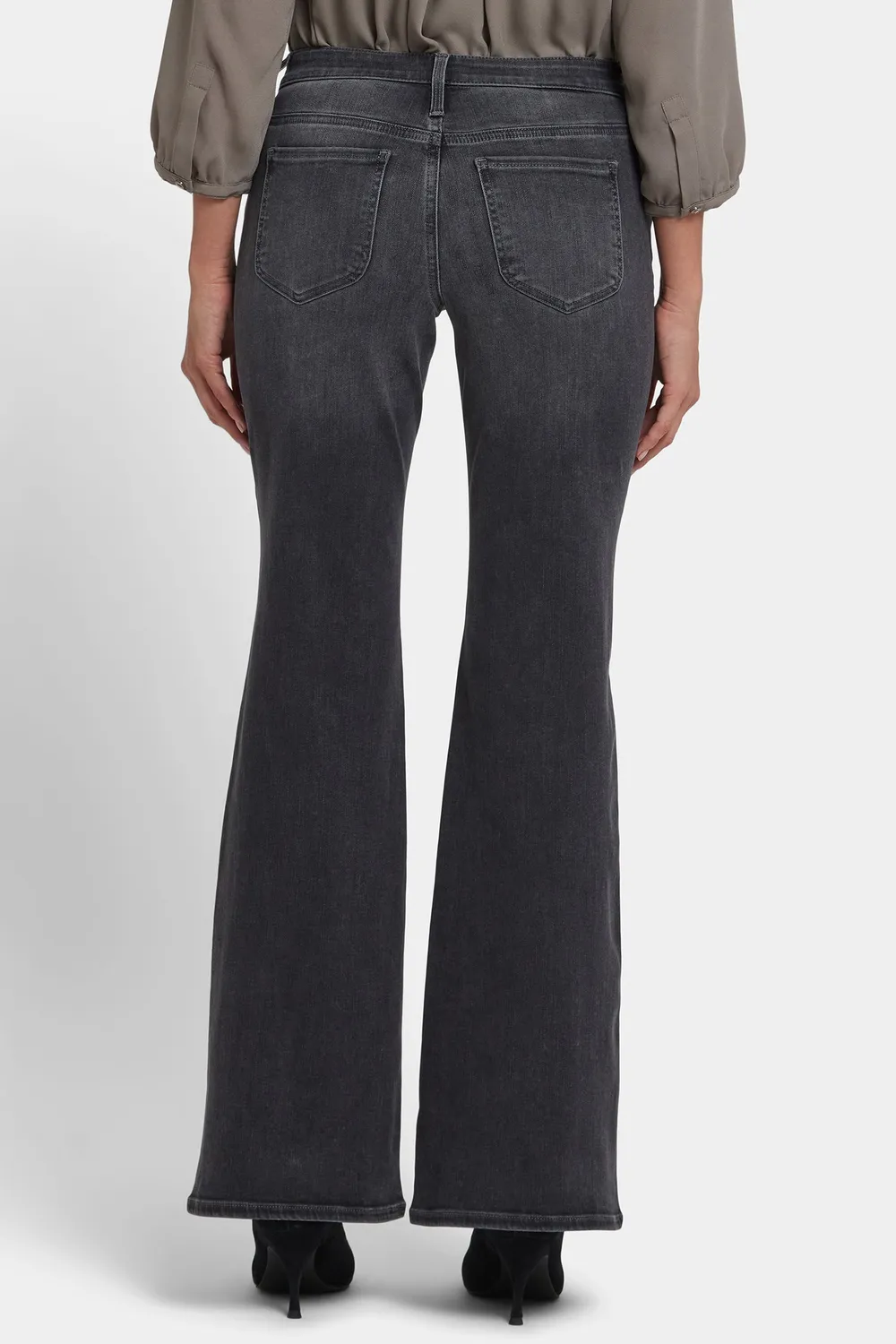 NYDJ Ava Flared Jeans Gloomy Marais Grau
