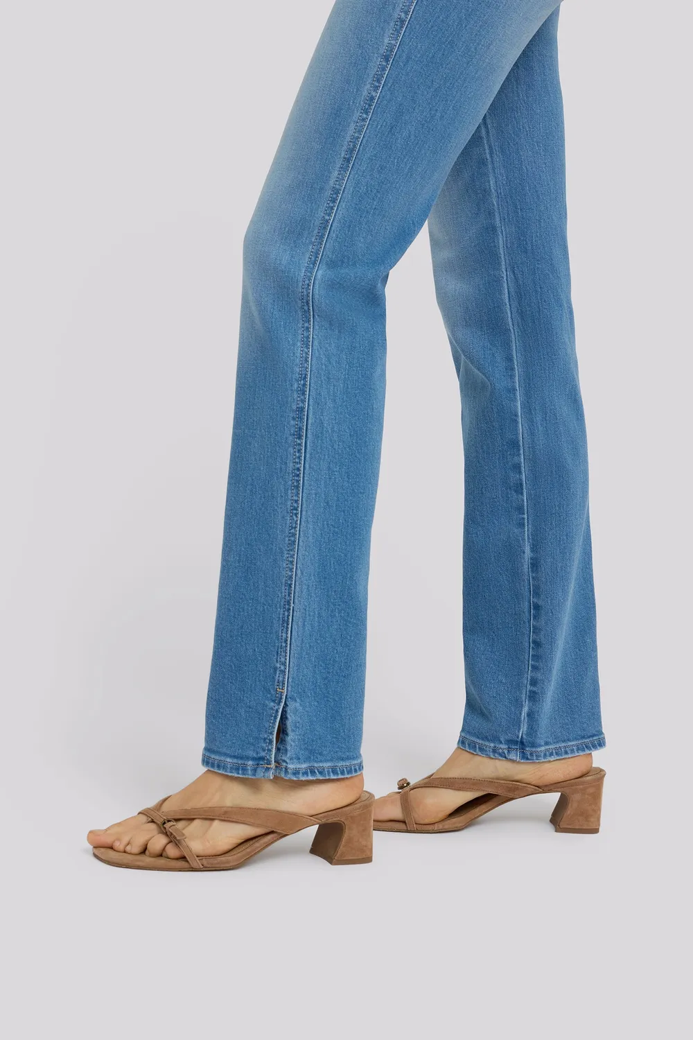 NYDJ Marilyn Straight Petite Jeans Vista Lakes Indigo