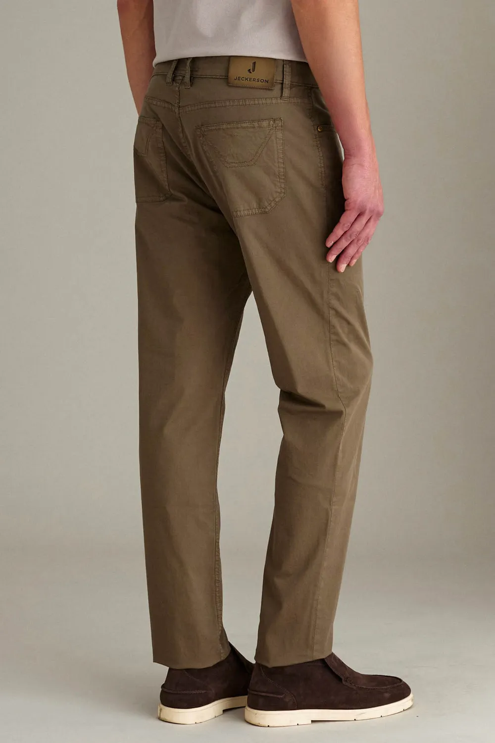 Jeckerson Jordan Slim Fit Herrenhose mittelbraun elastisch