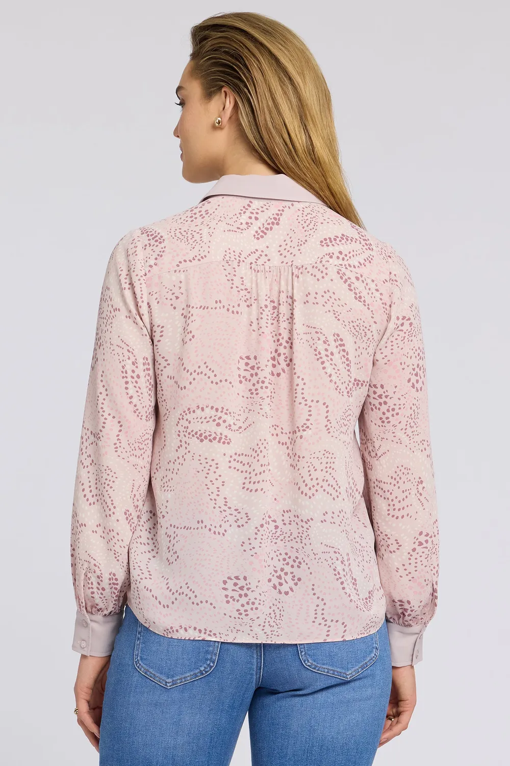 NYDJ Taylor Bluse Rock Flower Combo Georgette
