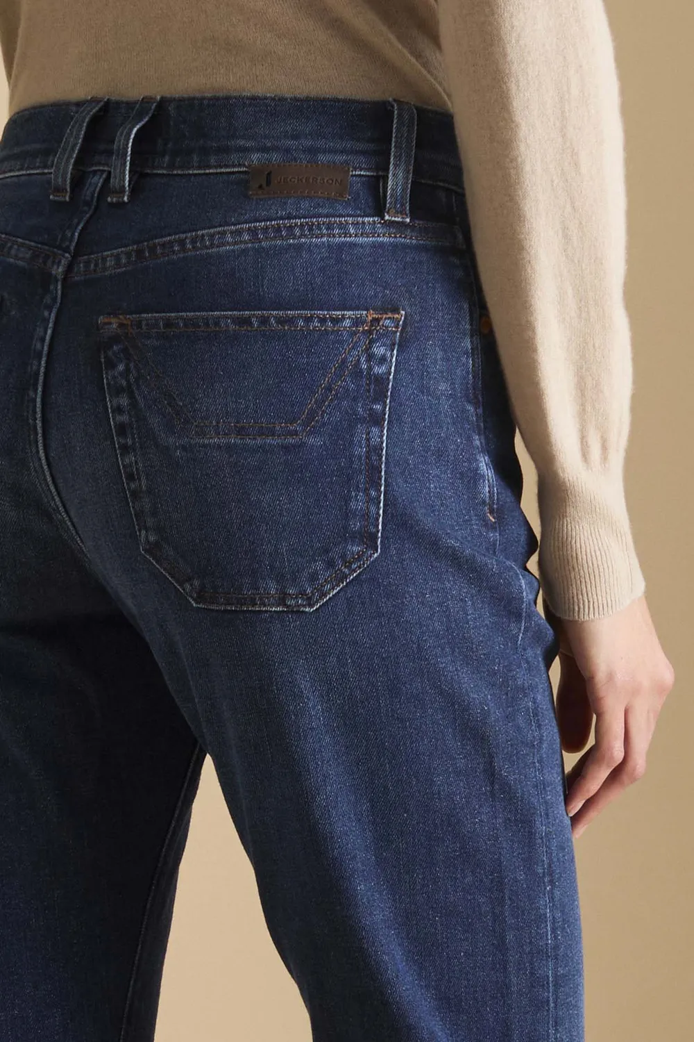 Jeckerson Jane Straight Fit Jeans Dunkelblau Damen