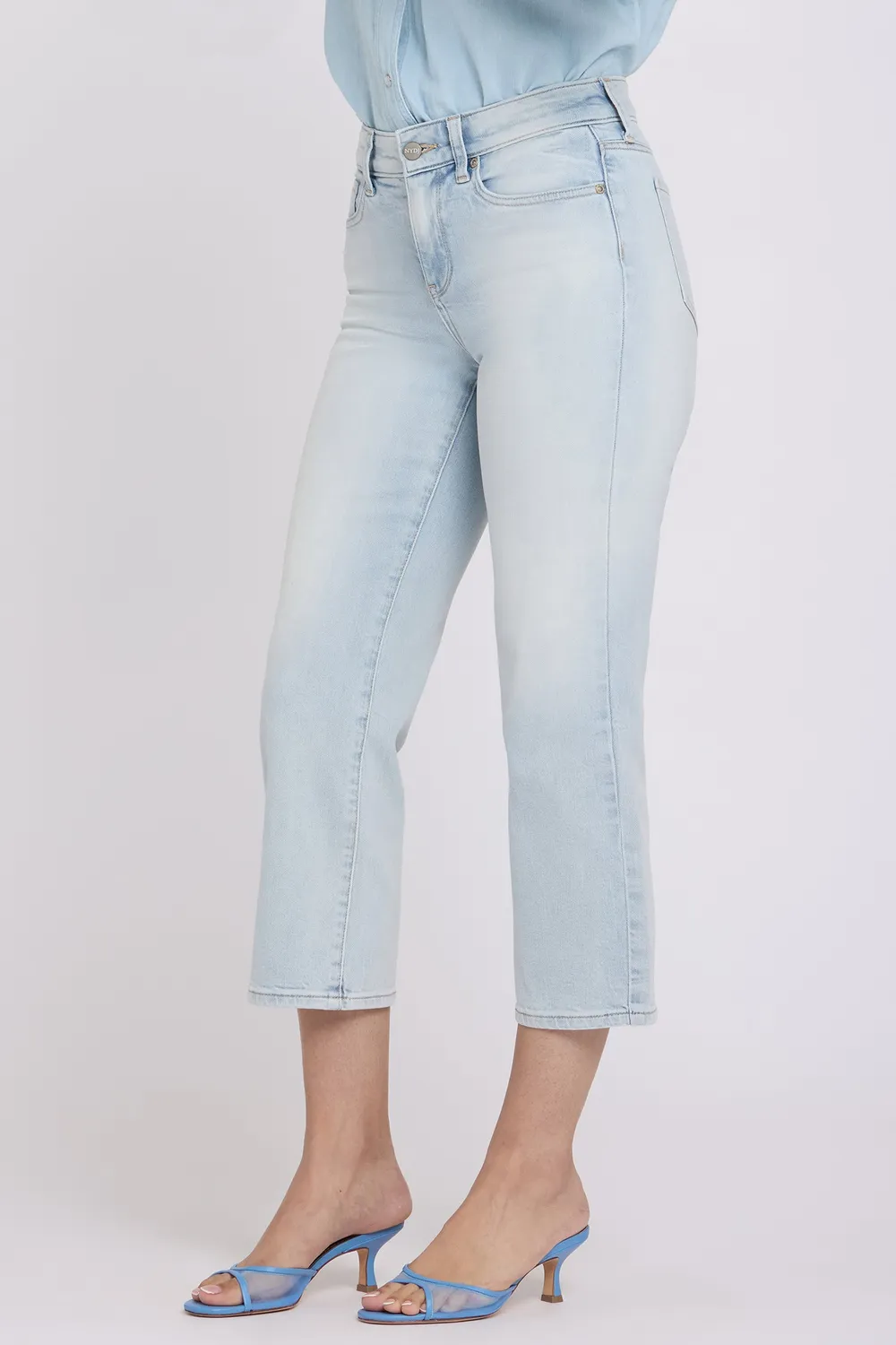NYDJ Piper Relaxed Crop Jeans Desert Shoreline locker