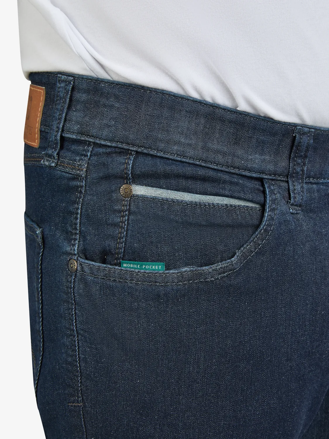 Club of Comfort Henry Z6516 Jeans Hose dunkelblau 6-Pocket