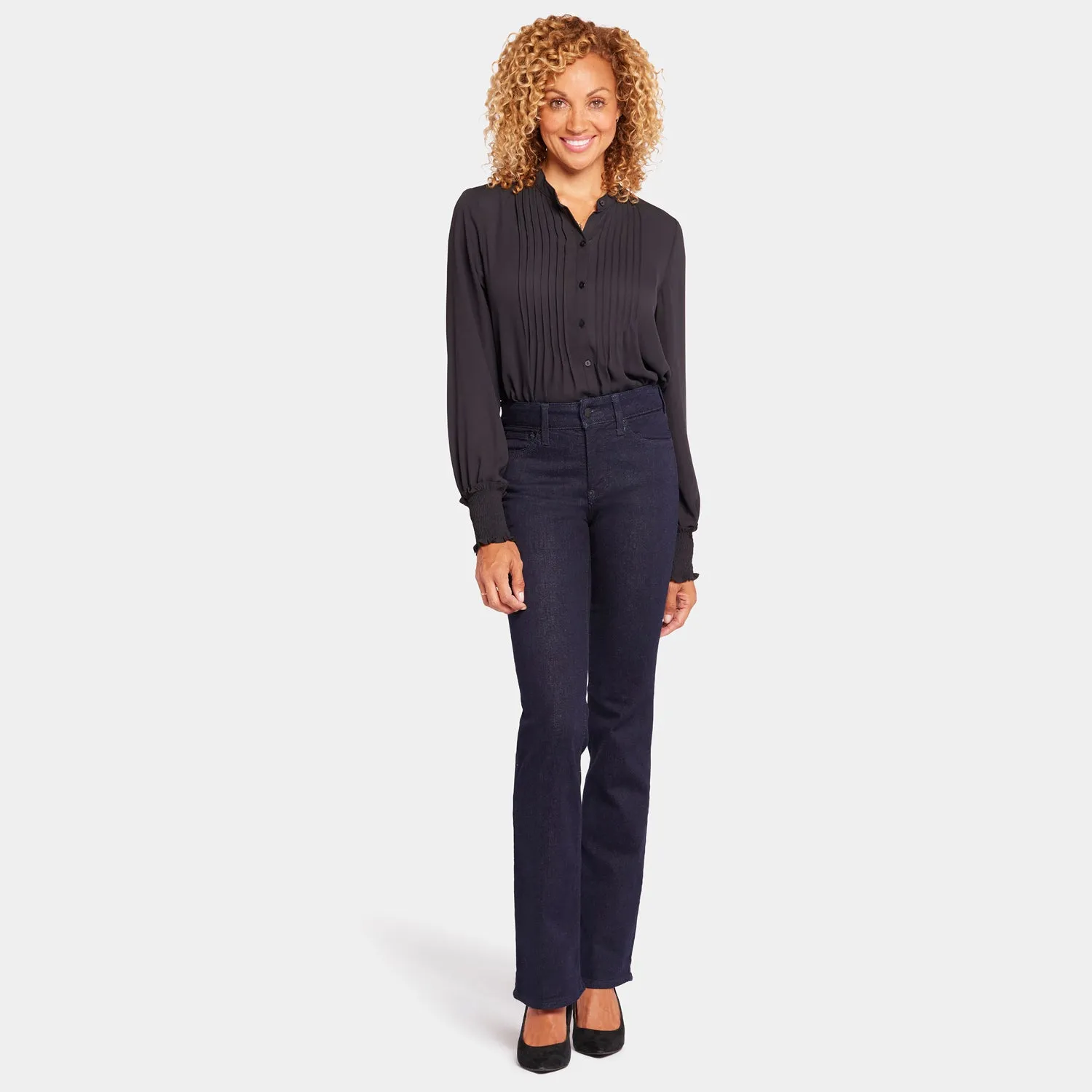 NYDJ Barbara Bootcut Jeans Rinse Blau klassisch