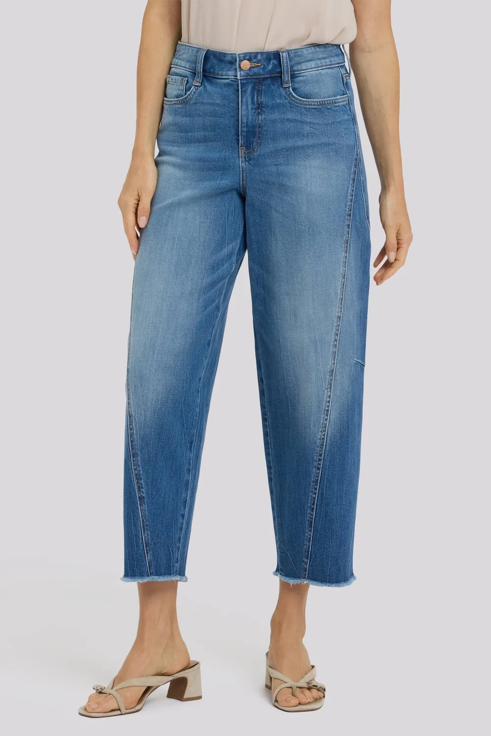 NYDJ Alyssa Relaxed Crop Jeans Pacifica Fransen