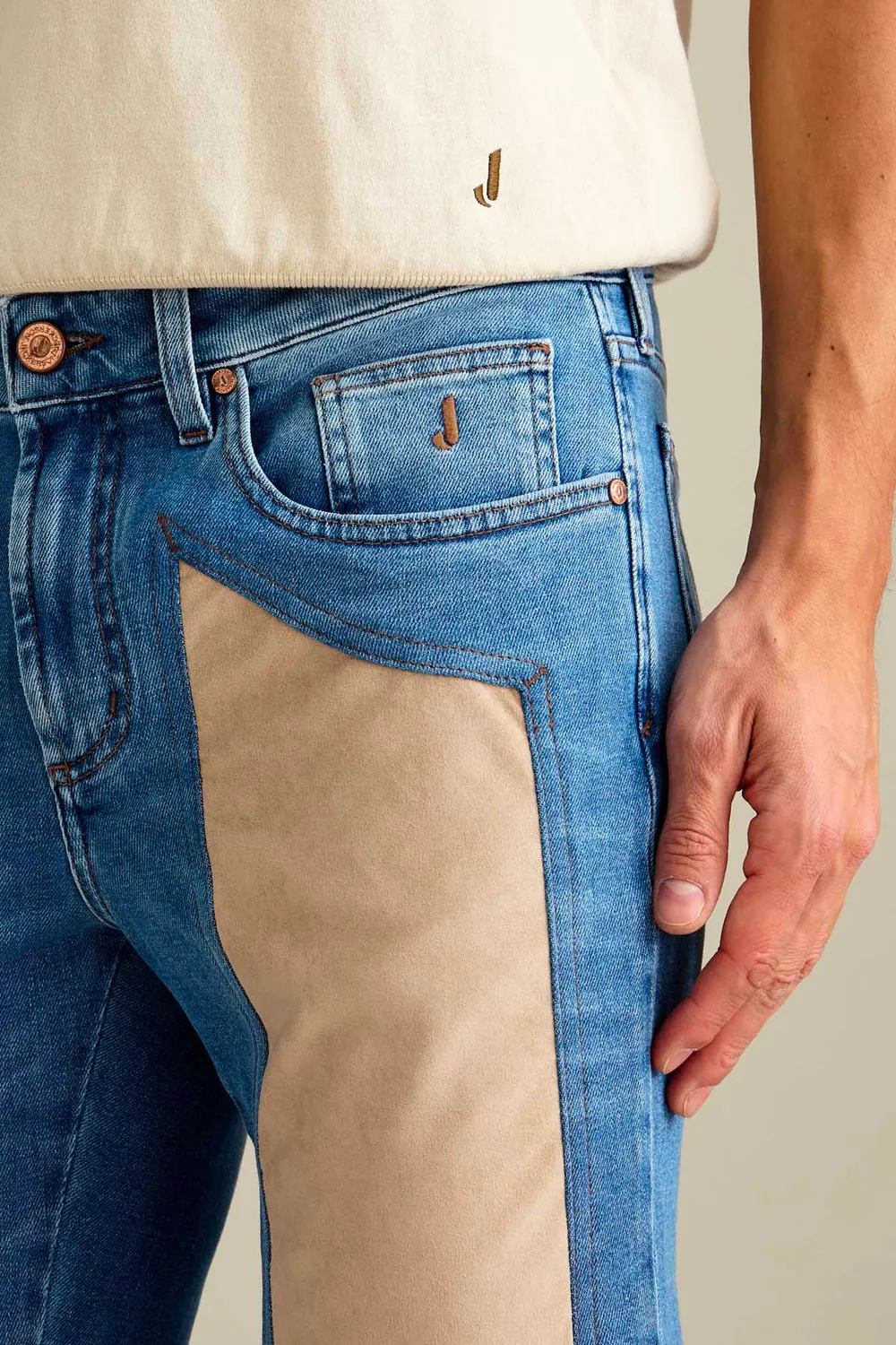 Jeckerson James Jeans Herren hellblau Skinny Alcantara