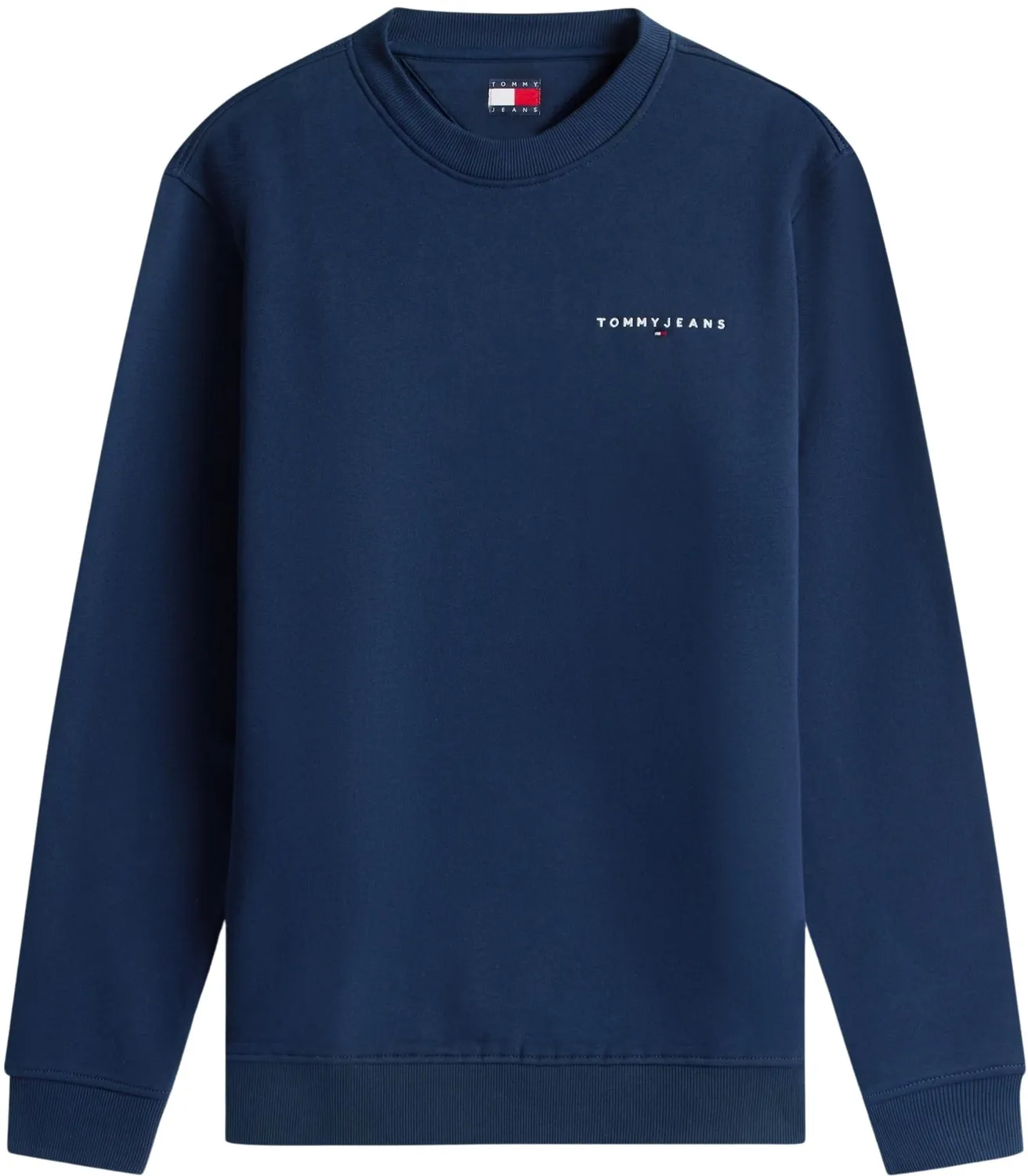Tommy Jeans Linear Sweatshirt Herren Rundhals Grün