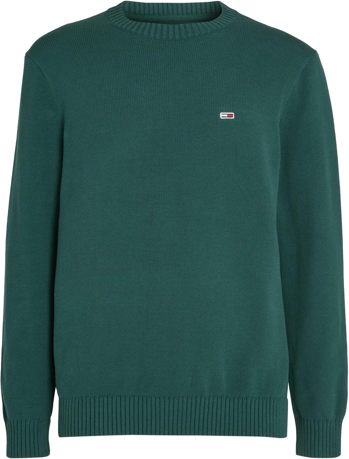 Tommy Jeans Pullover Rundhals Court Green Grün