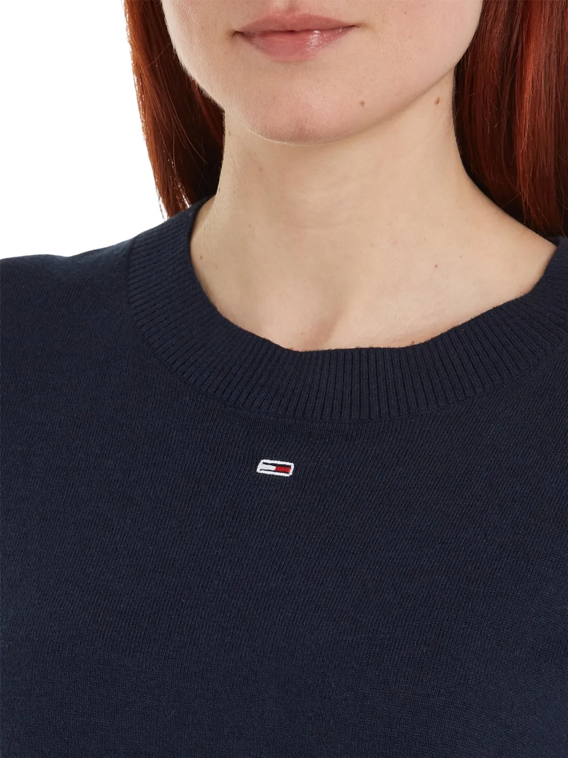Tommy Jeans Crew Neck Damen Sweatshirt L dunkelblau