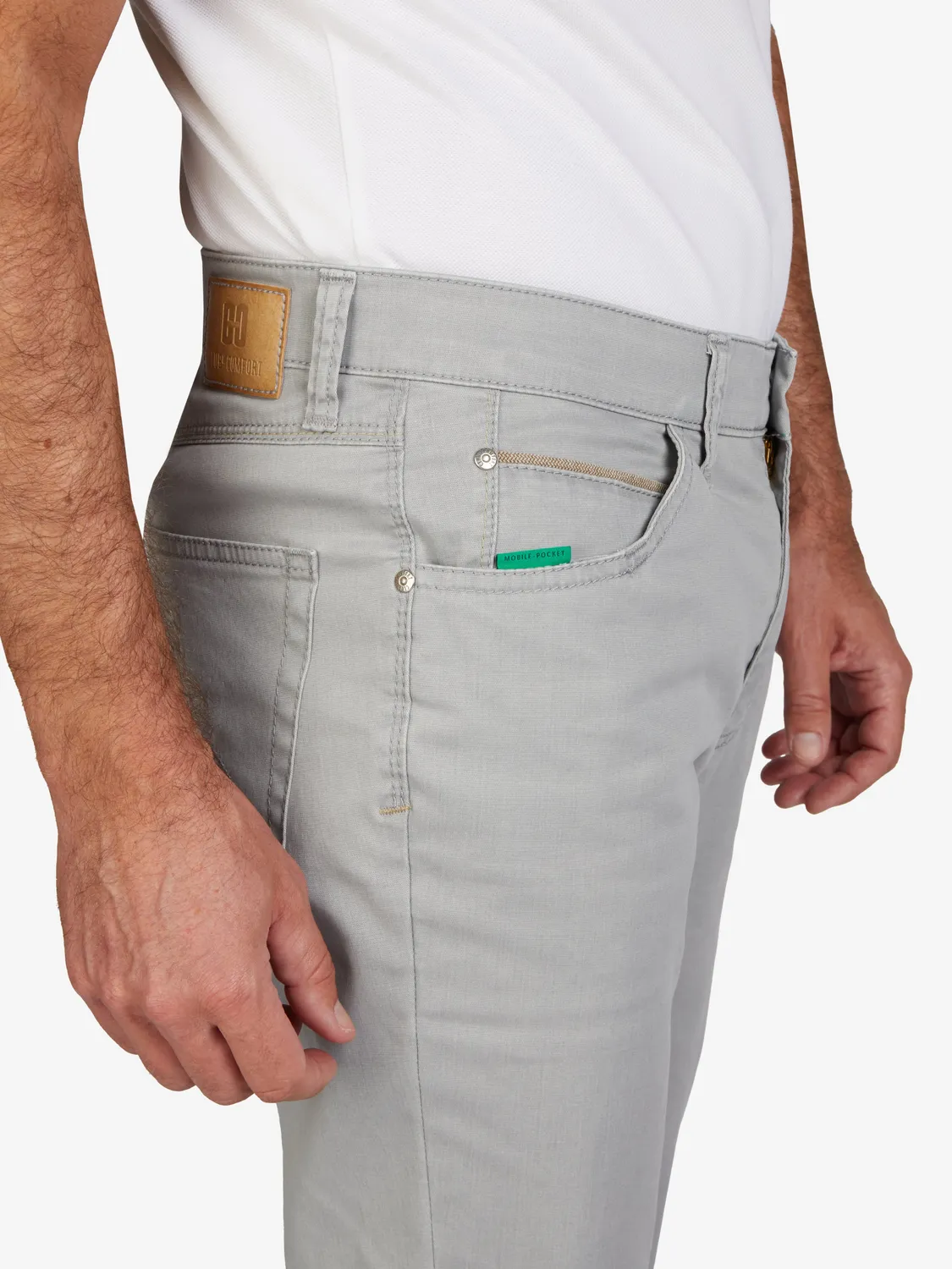 Club of Comfort Henry 7901 Hose hellgrau High Stretch