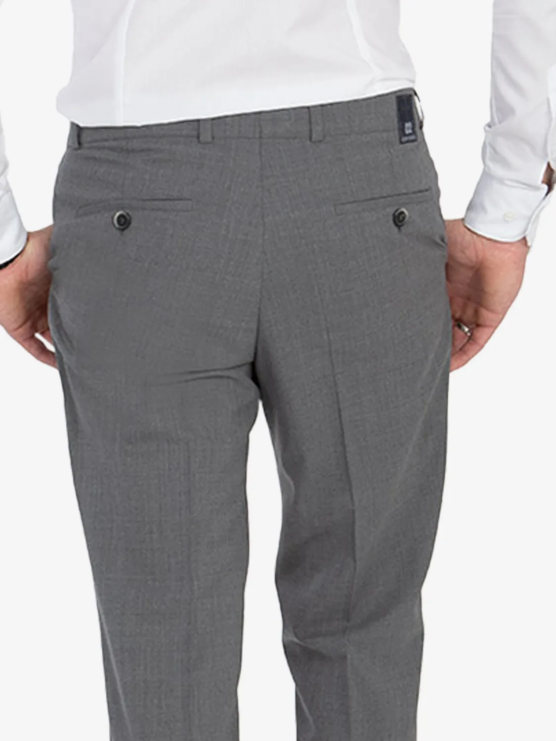 Club of Comfort Santos 2590 Stoffhose mittelgrau Wolle