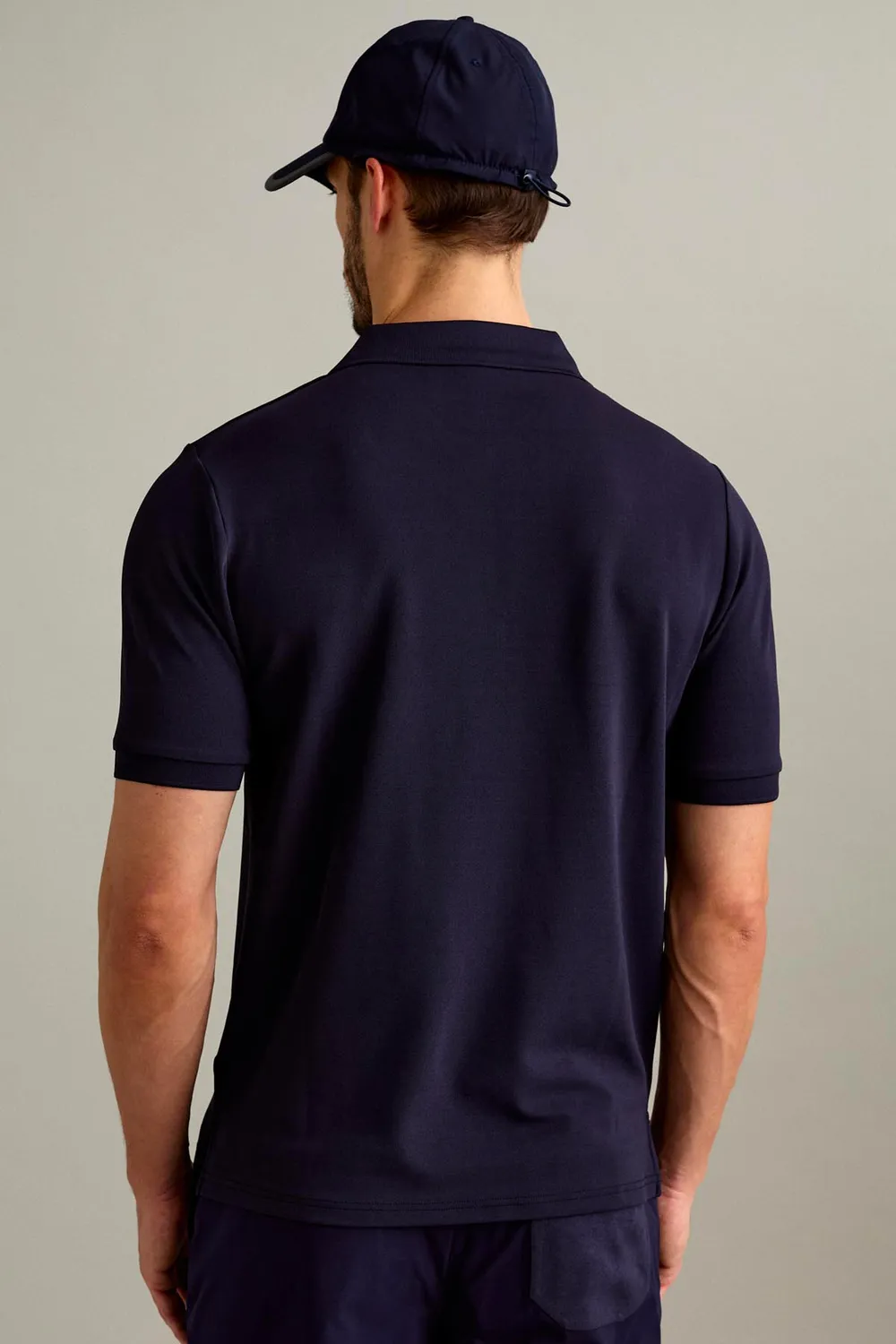 Jeckerson J18 Polo Shirt Dunkelblau Kurzarm