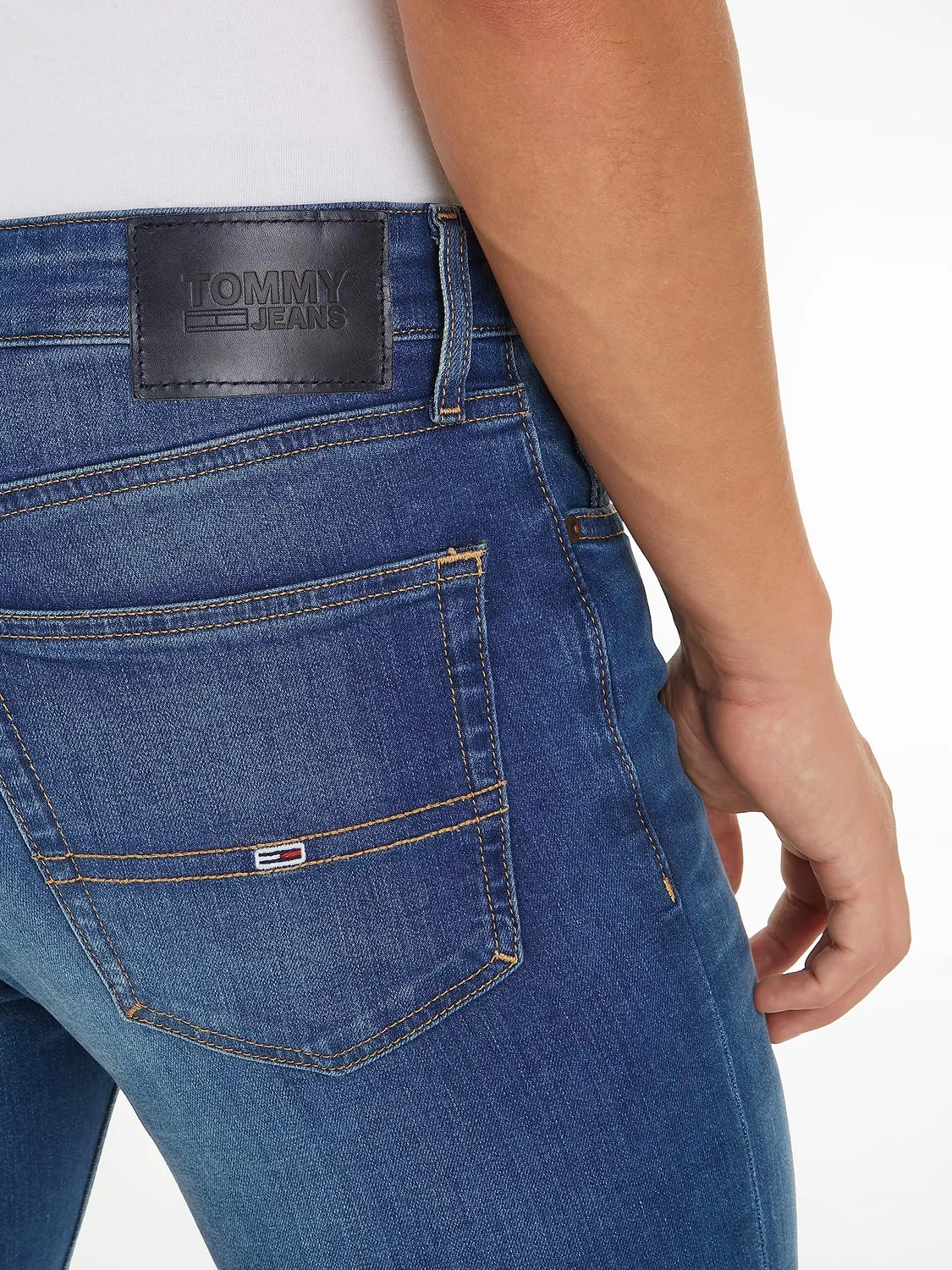 Tommy Jeans Austin Slim Tapered Jeans 29W/32L blau Stretch
