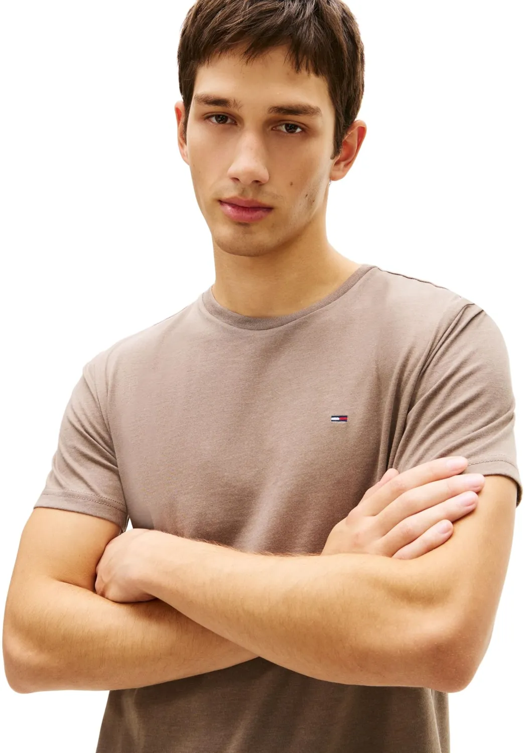Tommy Jeans Tee T-Shirt Herren Rundhals Baumwolle Blau