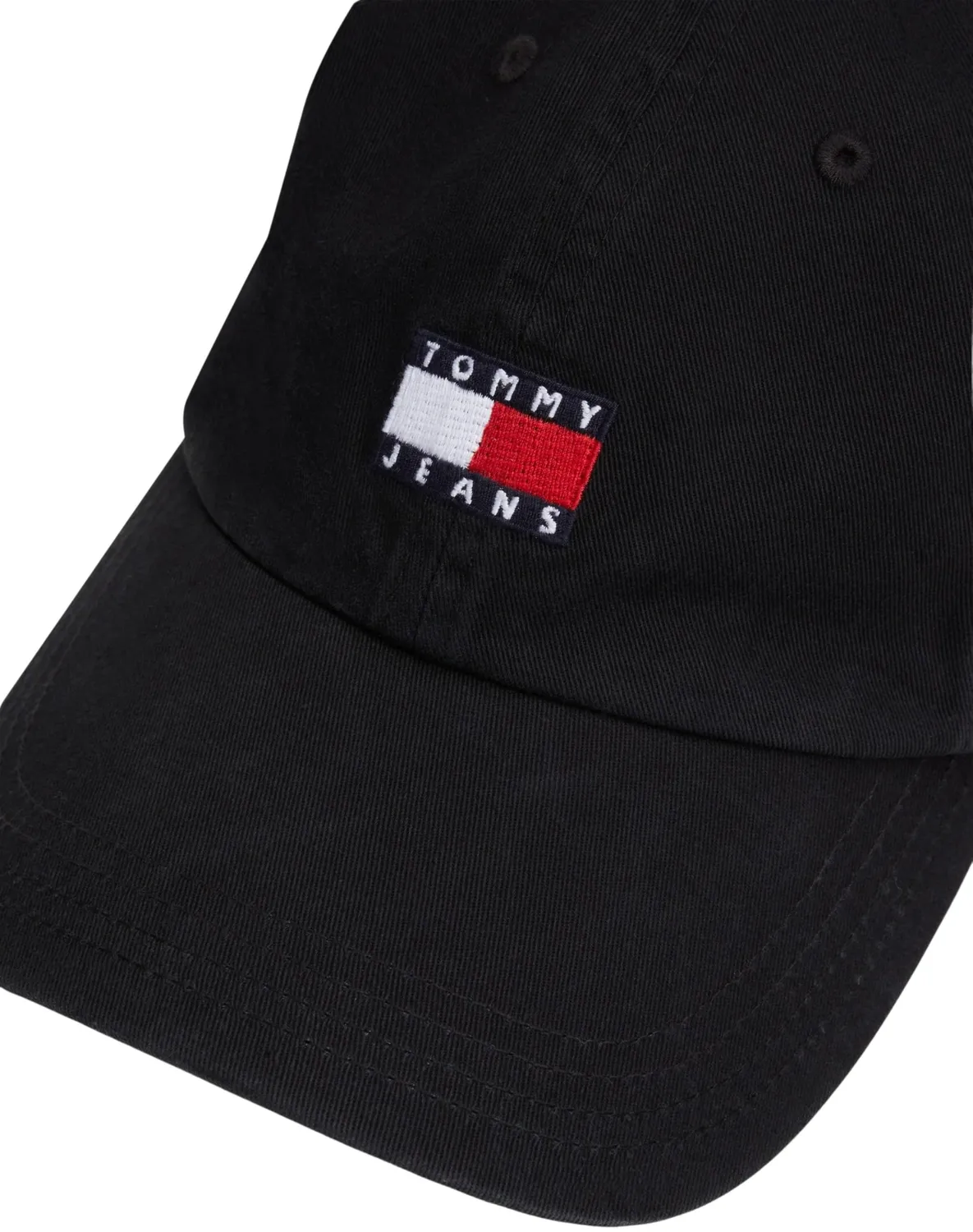 Tommy Jeans Heritage 6 Panel Cap Schwarz