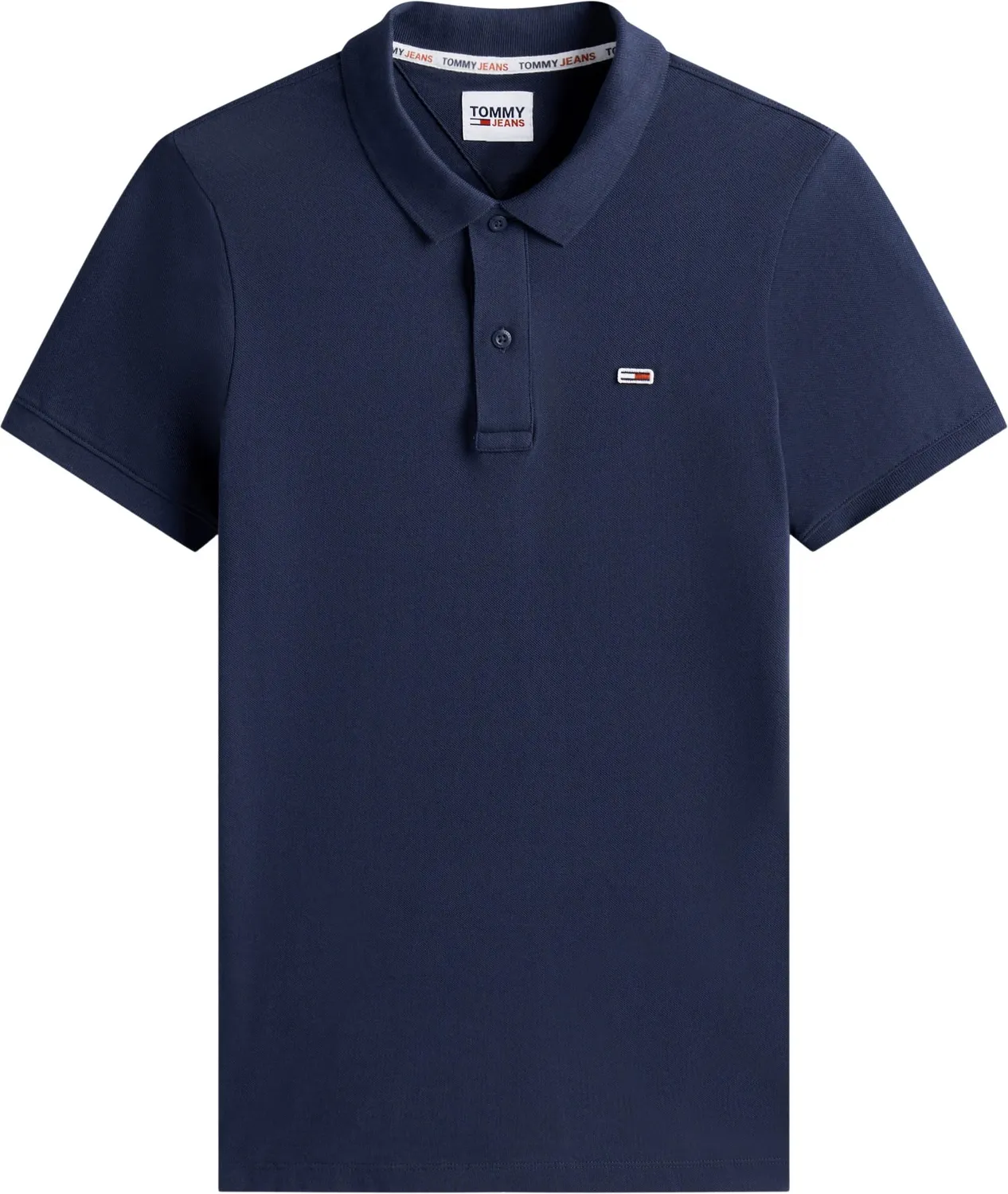 Tommy Jeans Poloshirt Slim Fit M blau Kurzarm
