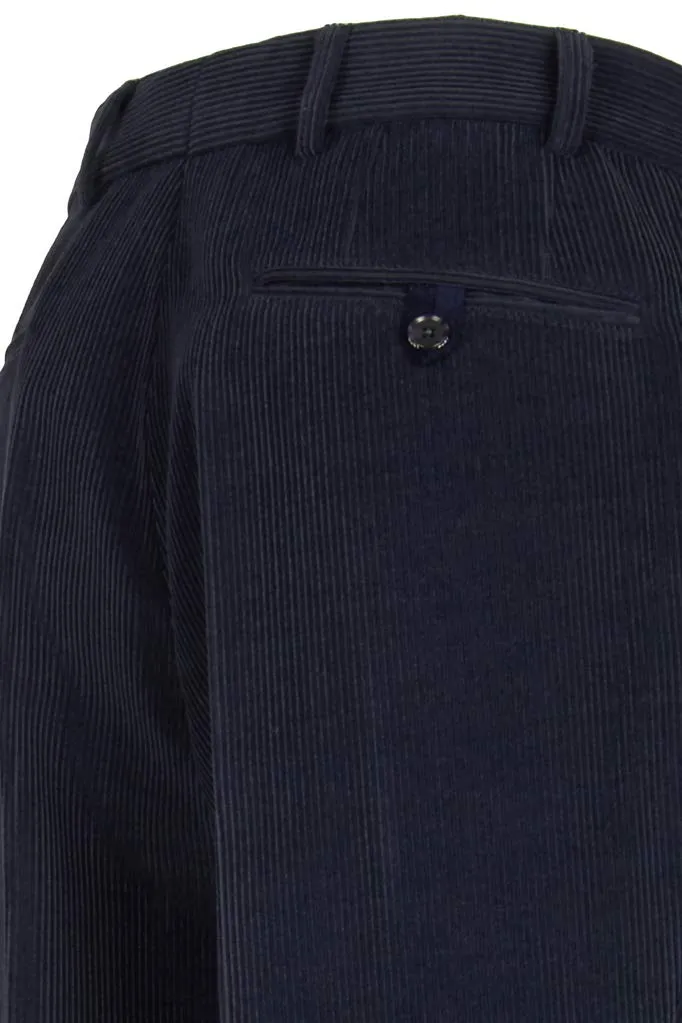 AUBI Modell 29 Schurwoll-Cordhose Stretch Größe 23 Grau