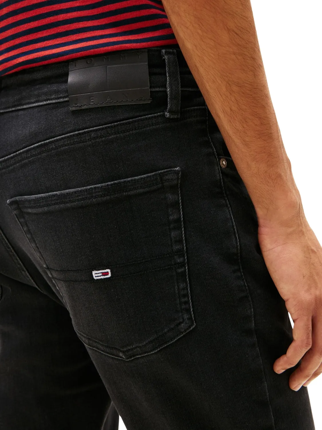 Tommy Jeans Scanton Slim Fit Herrenjeans 38W/30L schwarz