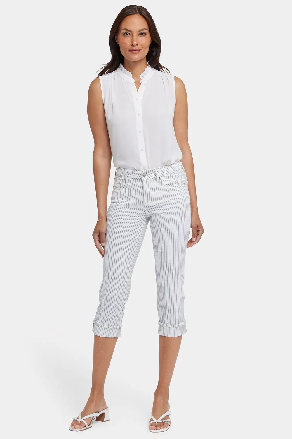 NYDJ Marilyn Straight Crop Petite Jeans Palencia