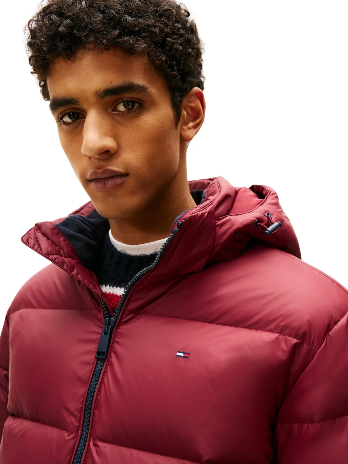 Tommy Jeans Pufferjacke Winter Herren blau Dark Night Navy