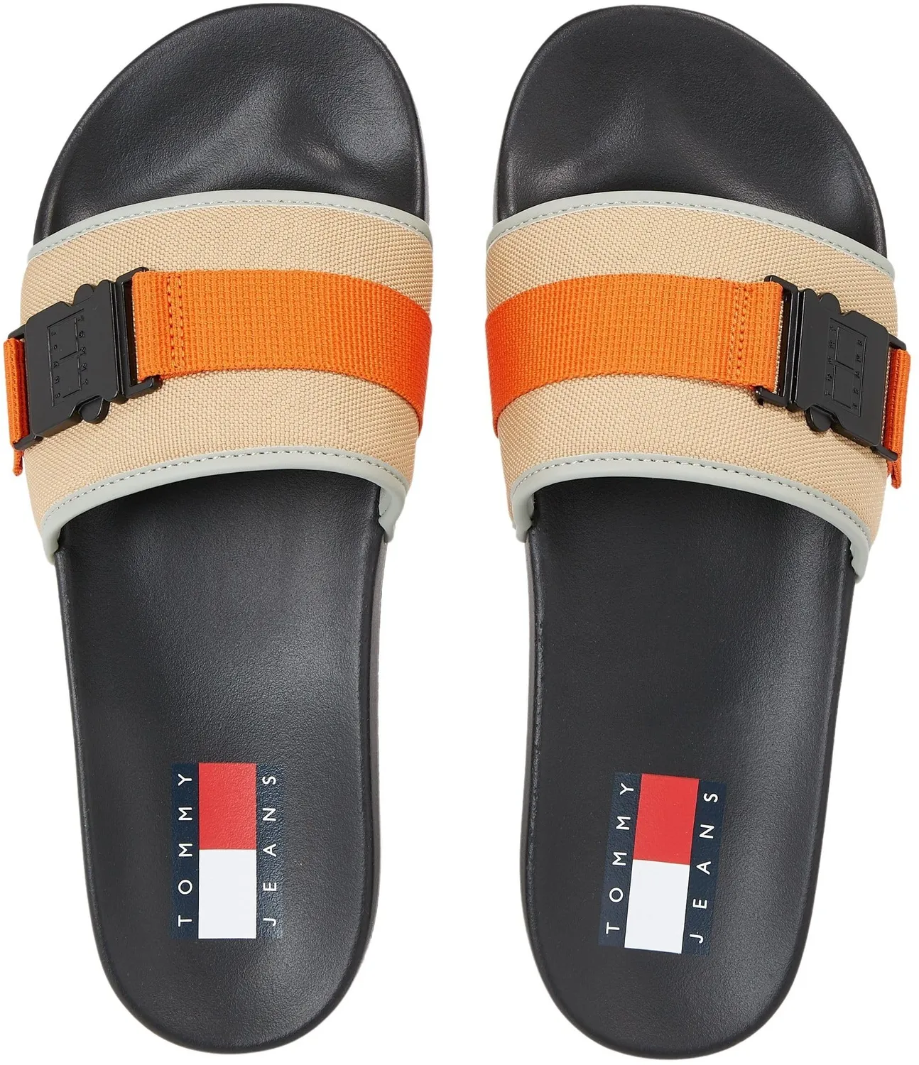 Tommy Jeans TJM Bucke Pool Slide Schlappen 46 EU