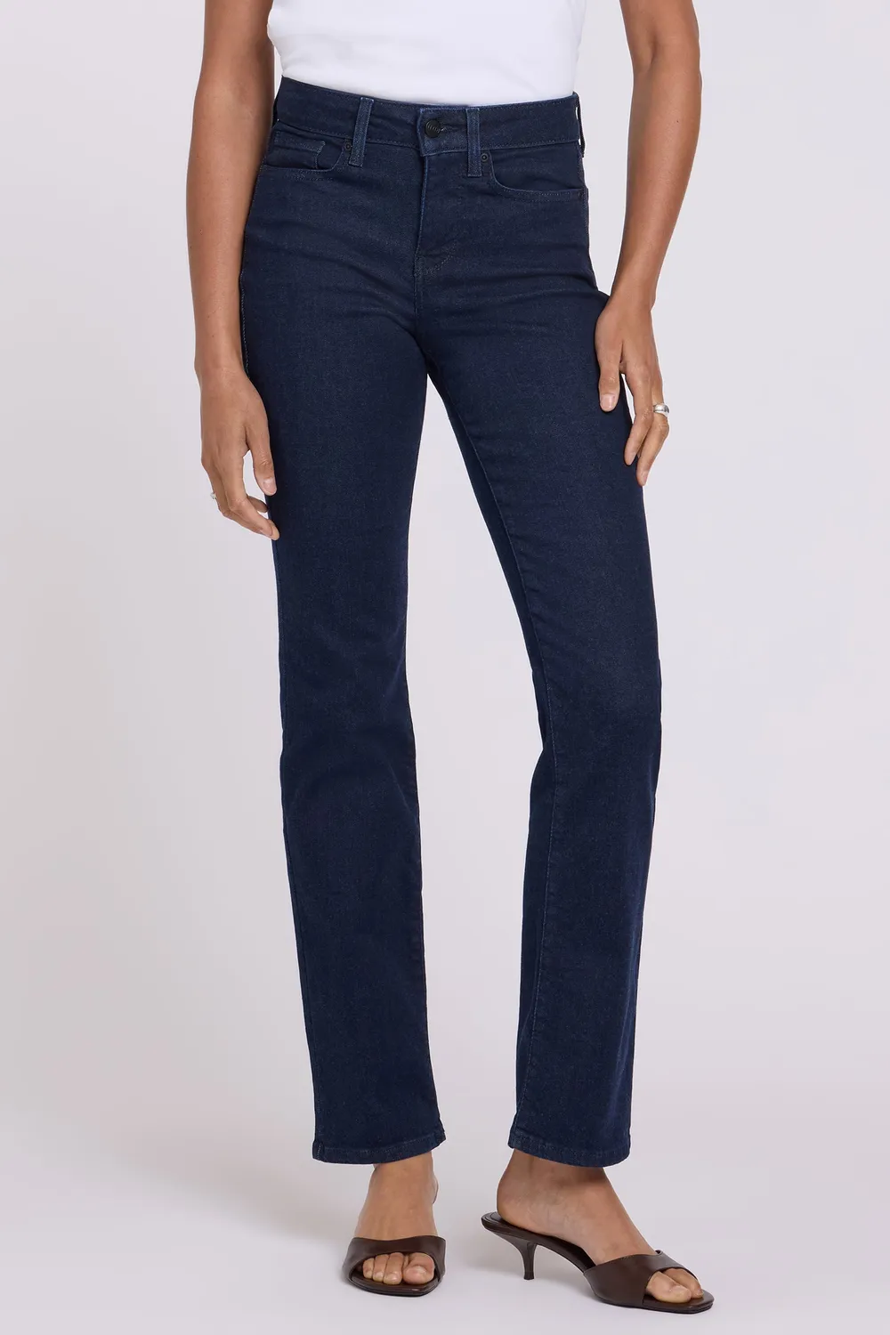 NYDJ Marilyn Straight Jeans Rinse gerader Schnitt