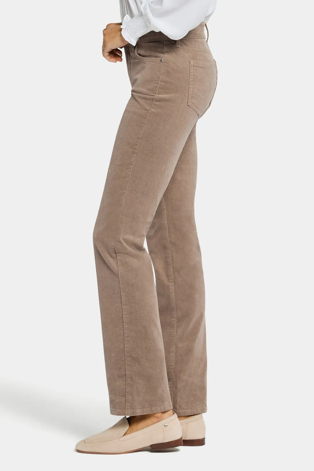 NYDJ Marilyn Straight Hose Saddlewood Cord Stretch