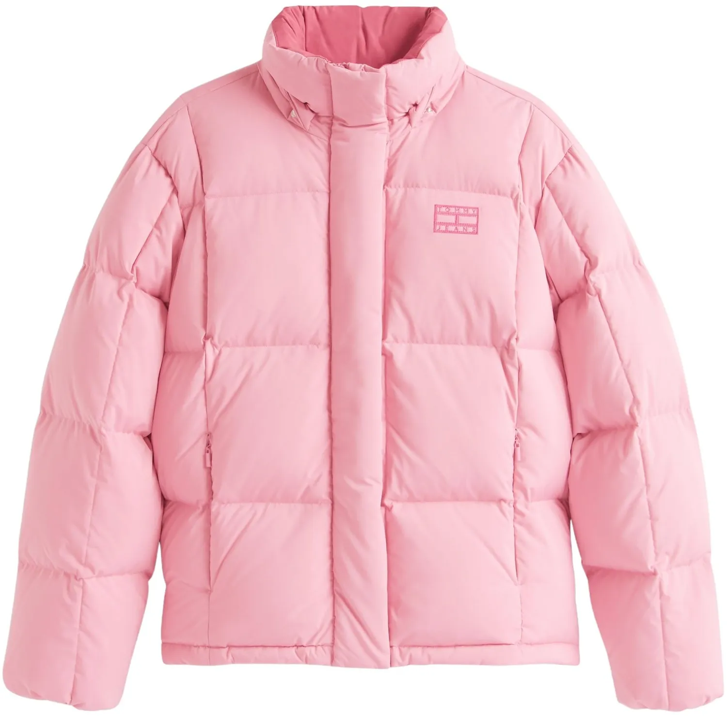 Tommy Jeans Alaska Pufferjacke Damen 1XL Rosa Kapuze