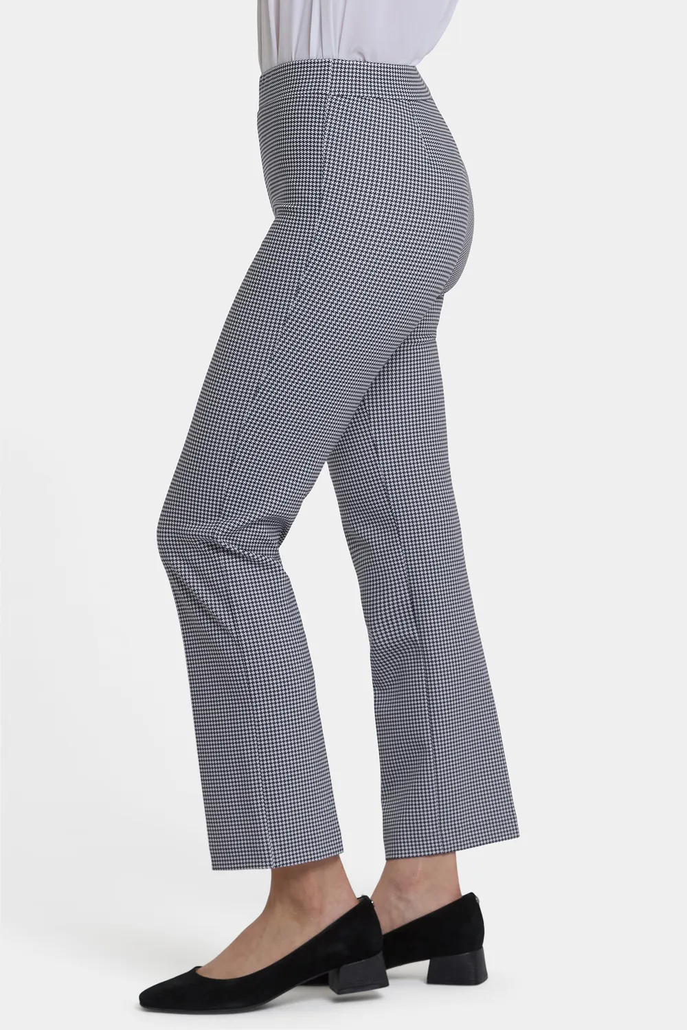 NYDJ Pull-On Slim Ankle Hose Harris Houndstooth