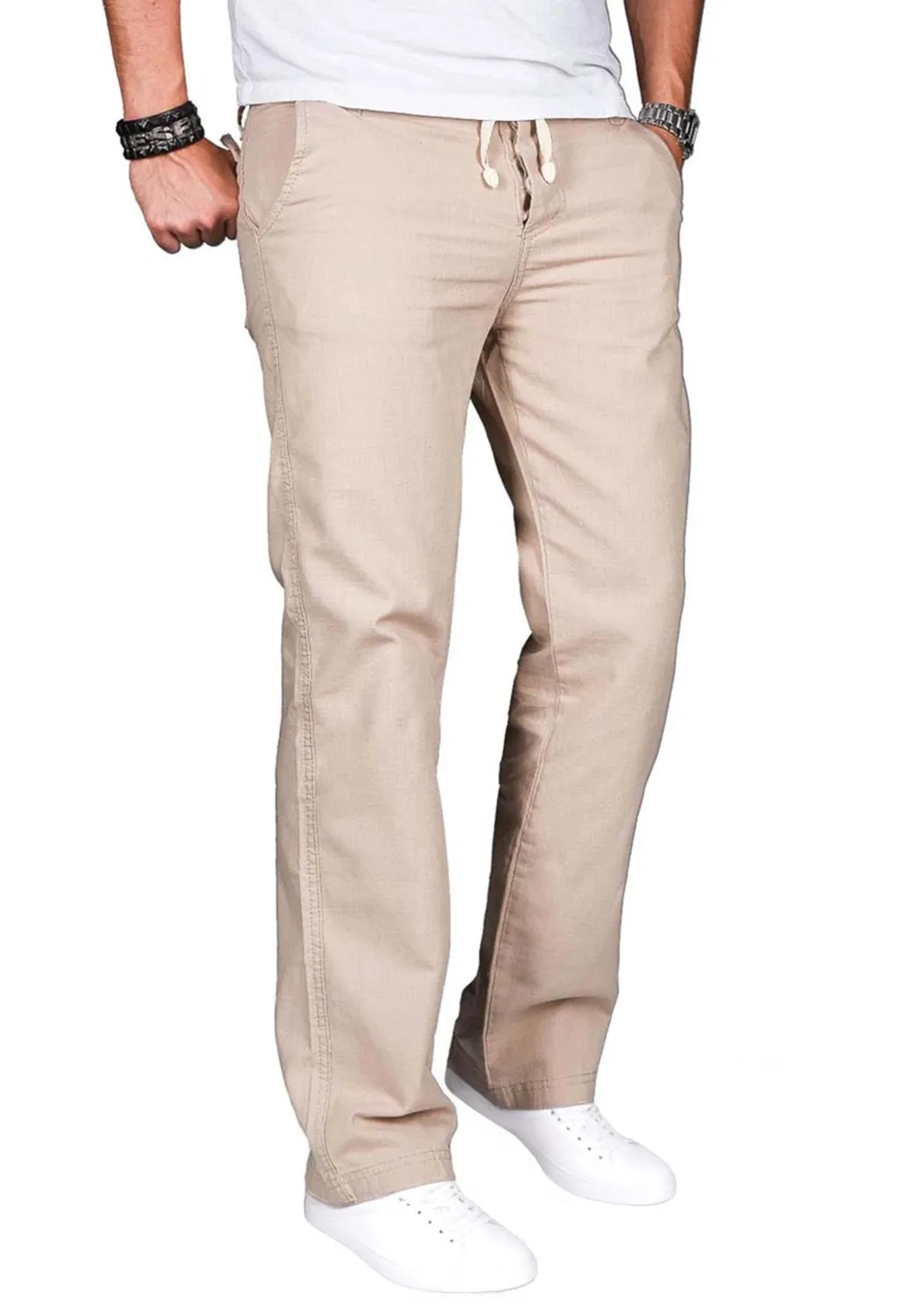 Alessandro Salvarini AS-034 Sommerhose Herren gerade