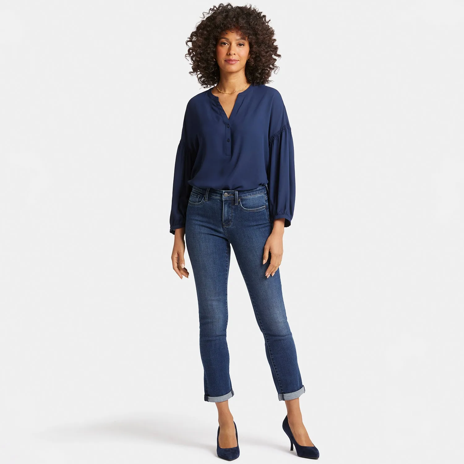 NYDJ Sheri Slim Ankle Jeans Wellspring slim