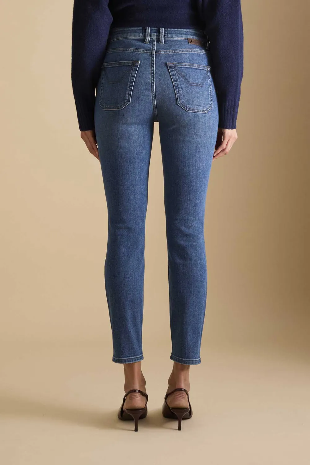 Jeckerson Juliette Jeans Damen mittelblau Skinny Stretch