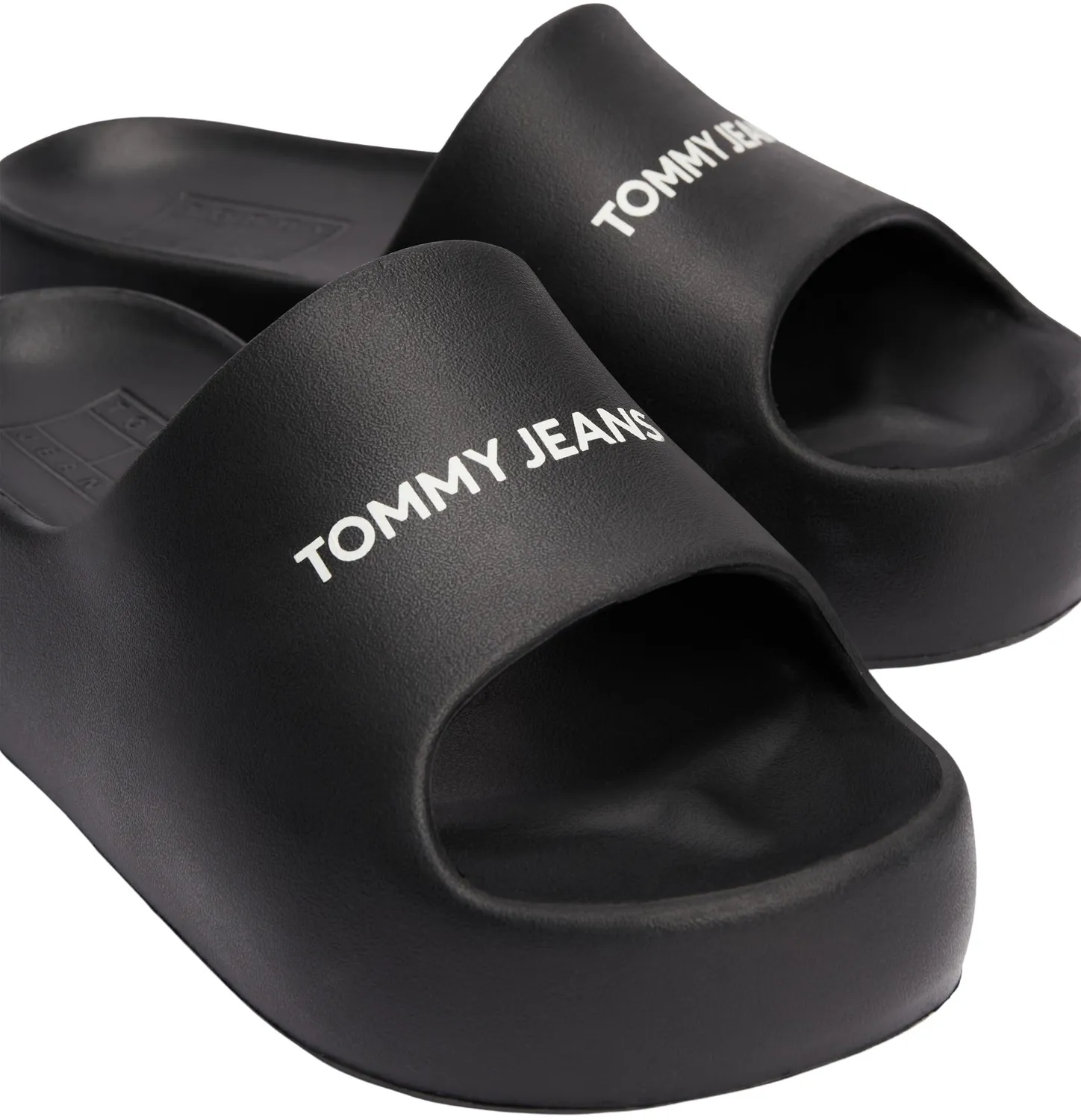 Tommy Jeans Flatform Pool Slide Badeschlappen Plateau Gummi